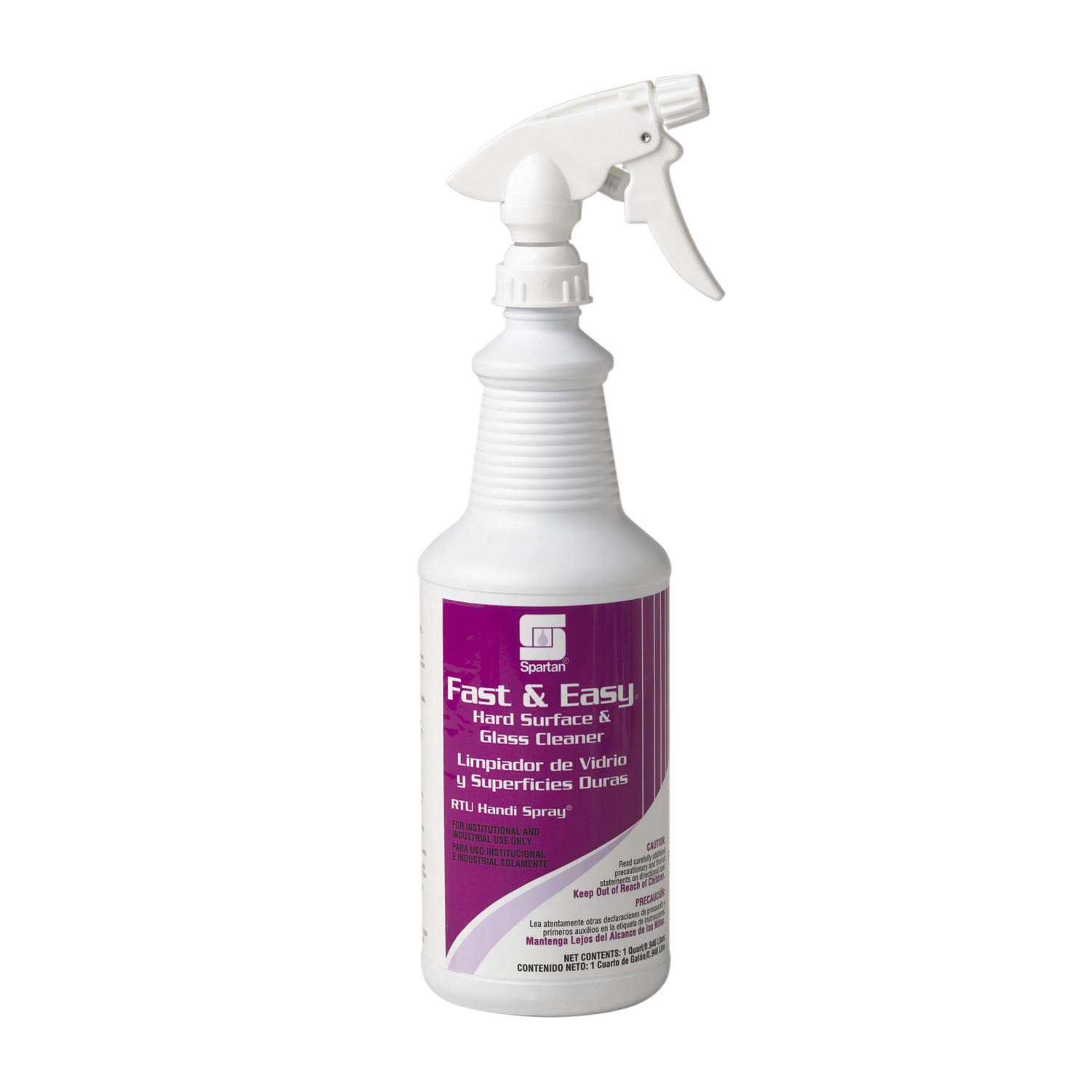 RTU Fast & Easy Glass & Hard Surface Cleaner - 32 oz Bottle (12-Pack) | Streak-Free Cleaning for Windows, Mirrors, Countertops & More