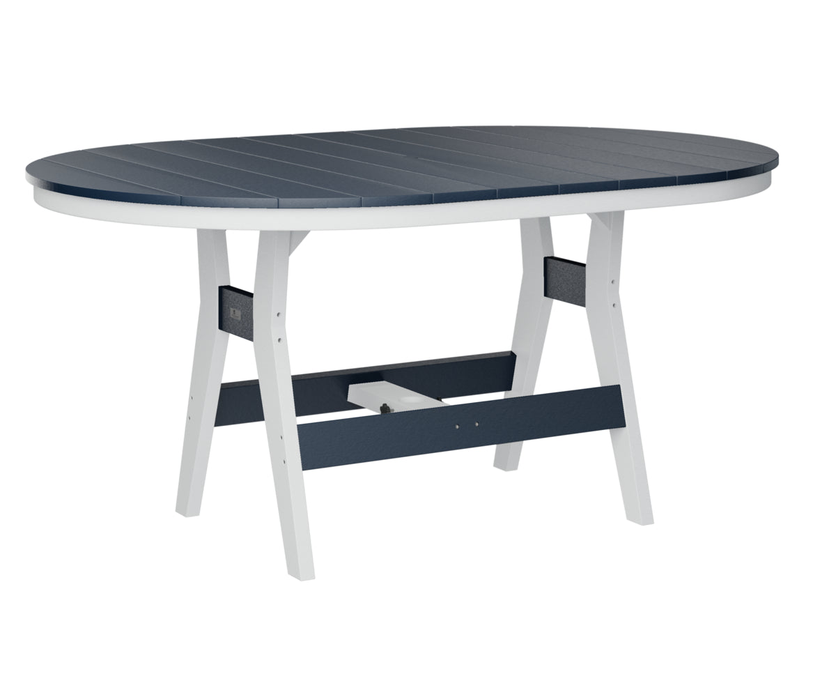 Navy Blue on White