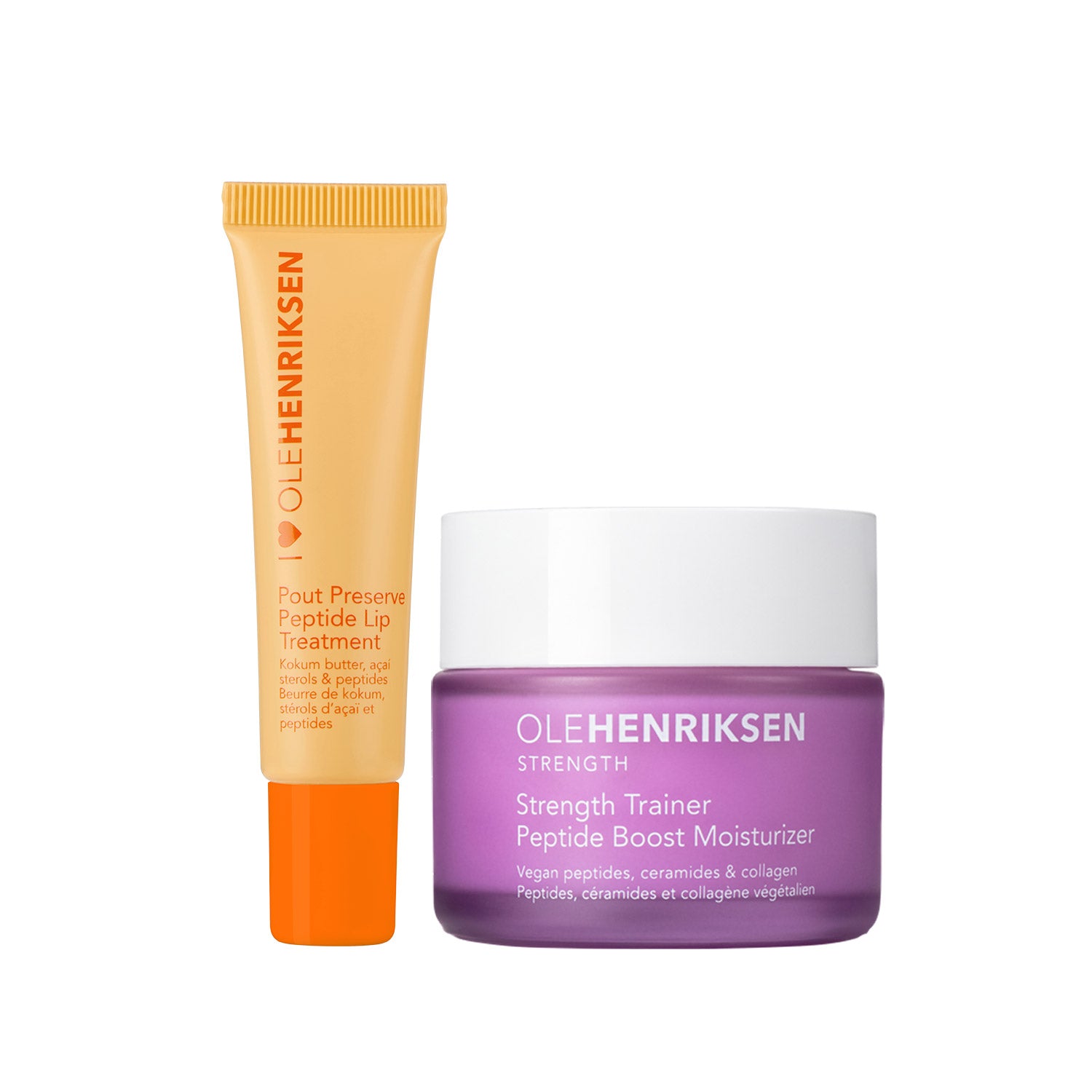 Partners in Peptides Hydrating Duo Set - Moisturizing Skincare for Dry & Sensitive Skin - Perfect for Daily Hydration & Nighttime Routine