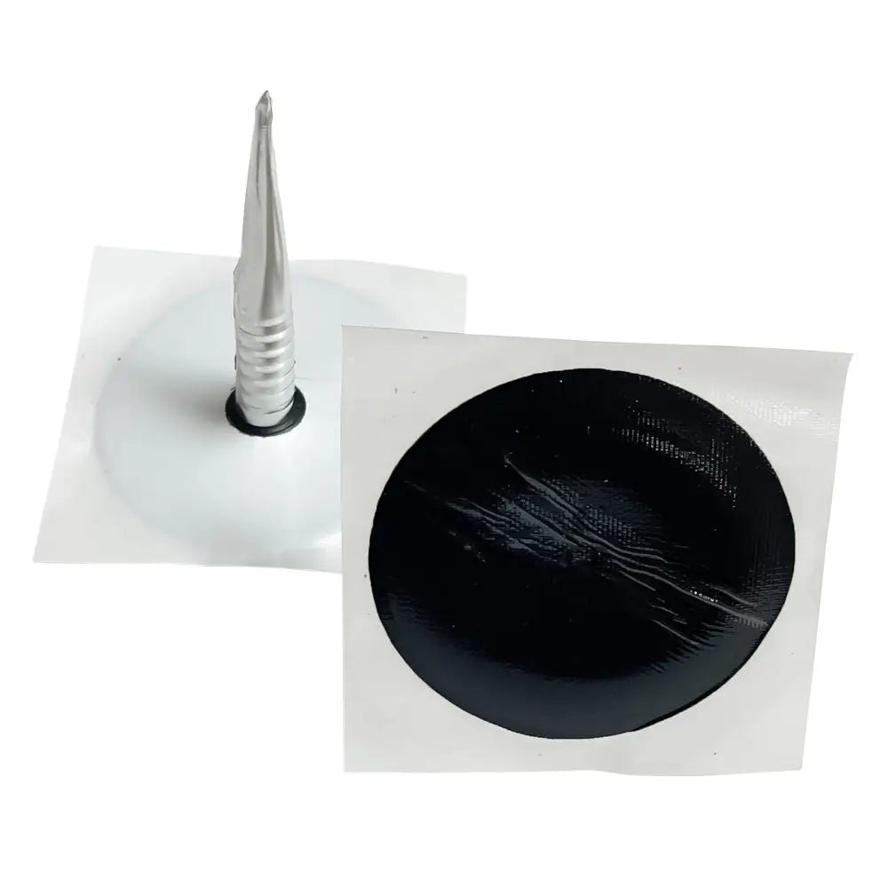 AA Round Patch N Plug for Radial & Bias Tire - Heavy Duty Tire Repair Kit for Cars, Trucks, Motorcycles - Quick & Easy Flat Tire Fix for On-Road Emergencies