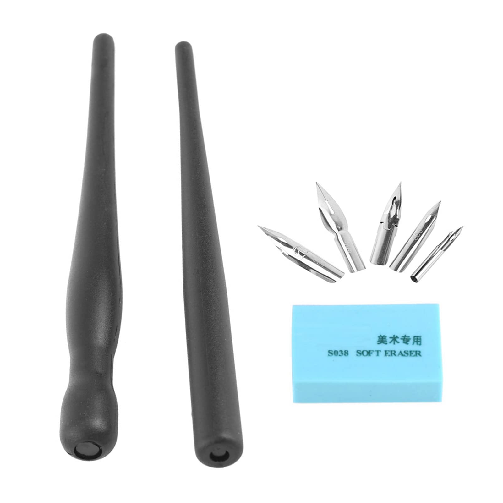 Premium Comic Drawing Pen Set - 2 Pen Holders & 5 Nibs for Manga, Cartoon & Calligraphy | Professional Artist Sketching Tools | Perfect for Beginners & Professionals | Ideal for Comic Art, Illustration & Hand Lettering