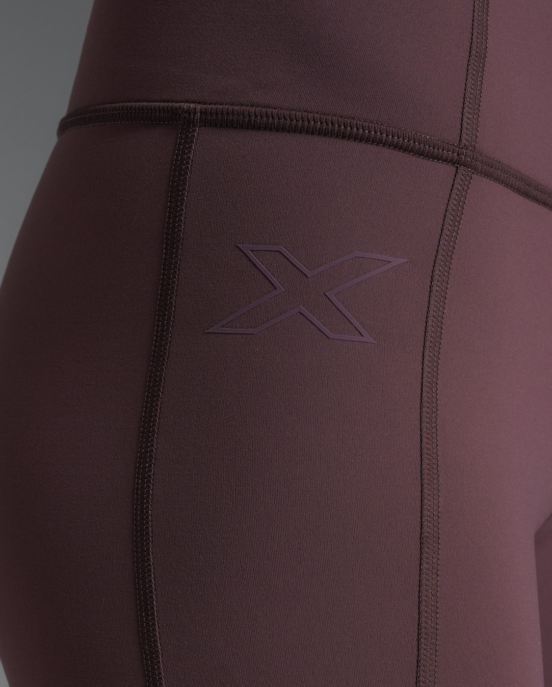 Form Soft Touch High Rise Compression Tights - Raisin Color | Women's Workout Leggings for Yoga, Running & Gym
