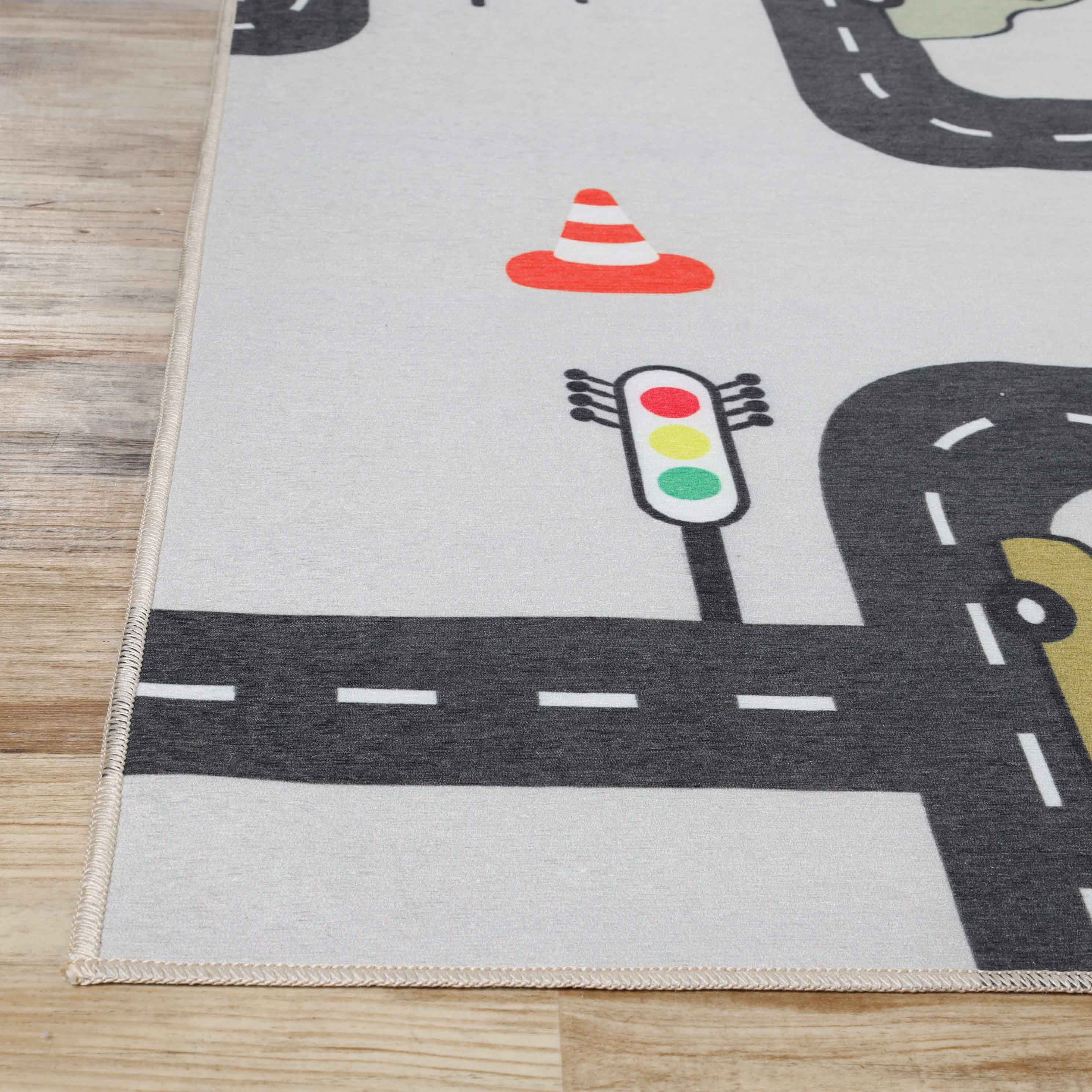 Non-Slip Washable Kids Playroom Rug - Soft Indoor Nursery Carpet for Toddler Safety, Play Area & Daycare Flooring - Perfect for Playrooms, Bedrooms, and Daycare Centers