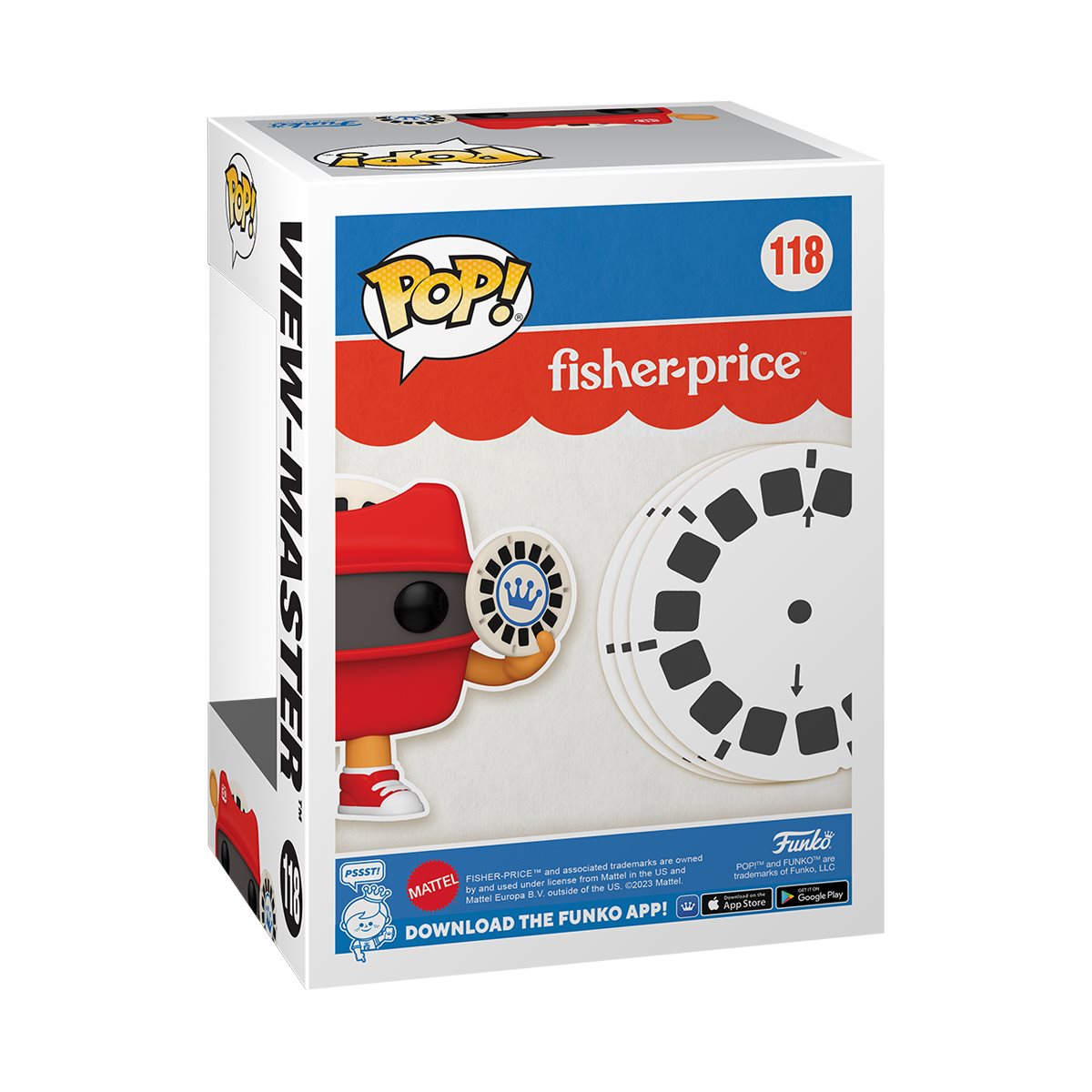 Fisher Price Retro Toy View Master Funko Pop! Vinyl Figure #118 - Vintage Style Collectible Toy for Kids & Adults - Perfect for Display, Gifts & Nostalgic Playtime