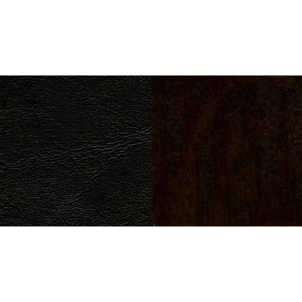 Flash Furniture HERCULES Series Vertical Slat Back Walnut Wood Restaurant Chair - Black Vinyl Seat - Durable Dining Chairs for Restaurants, Cafes, and Home Kitchens - Comfortable & Stylish Seating Solution