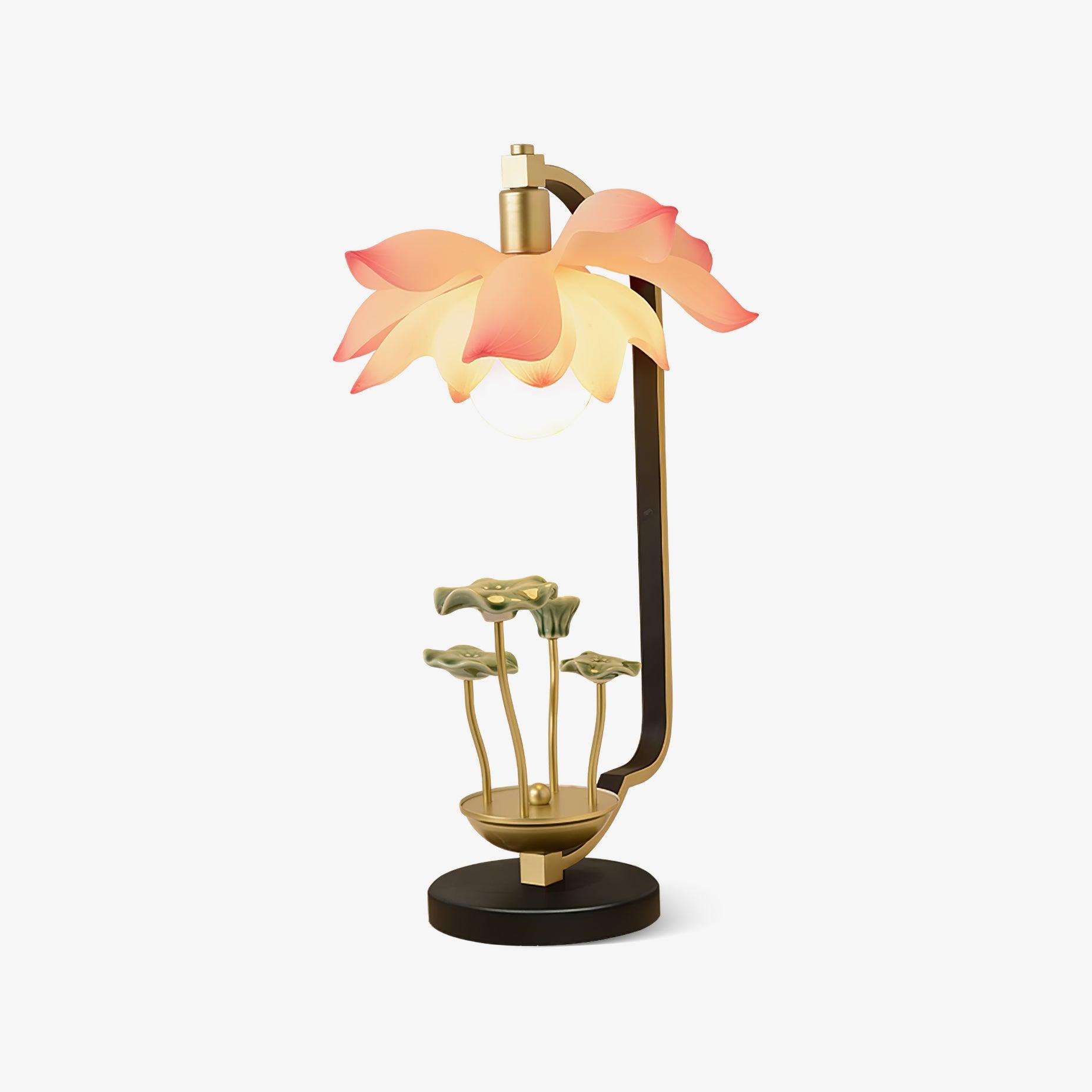 Modern Lotus Table Lamp - Elegant Bedside & Living Room Lighting for Home Decor - Perfect for Bedrooms, Offices, and Cozy Reading Nooks