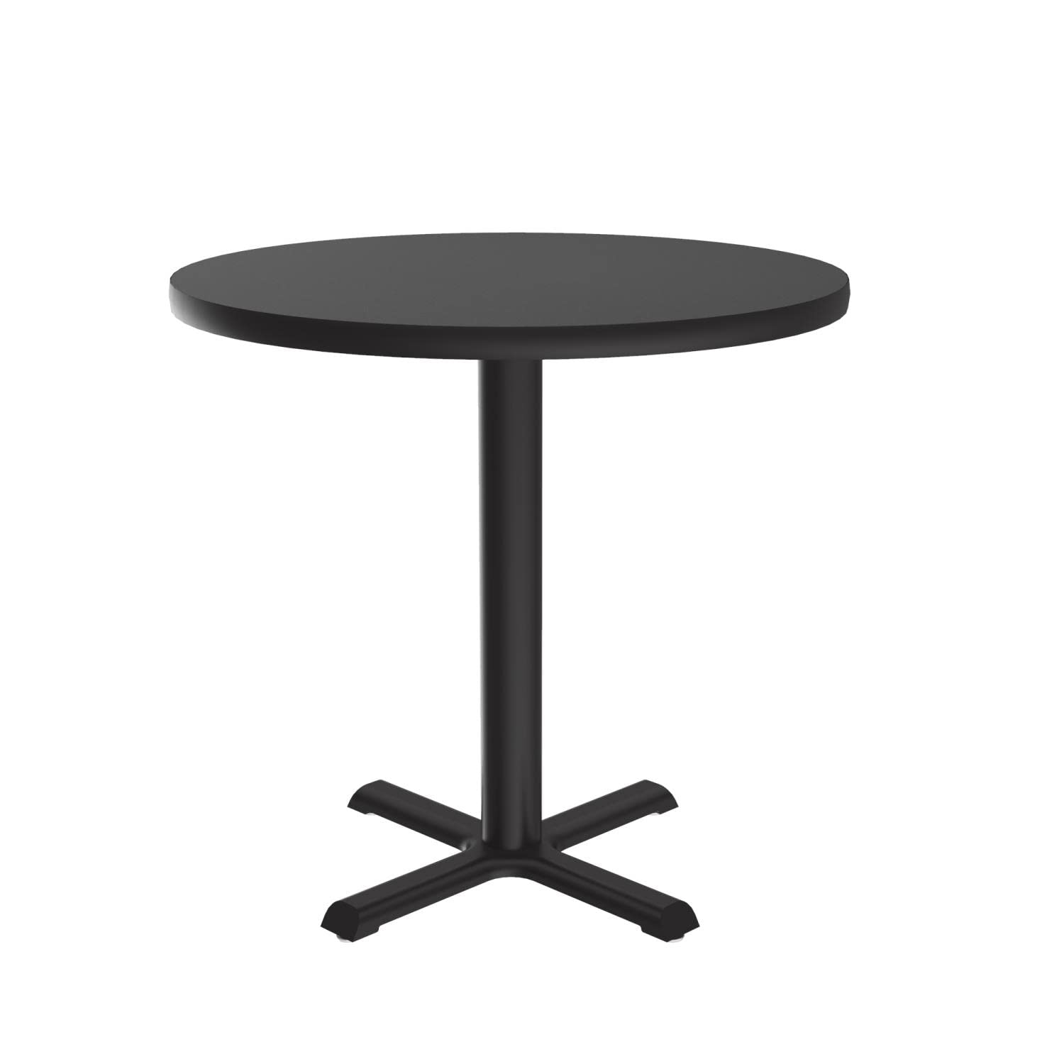 BXT24R-07 Adjustable Height Commercial Table - Heavy Duty High Pressure Laminate Top for Cafes, Breakrooms & Office Use - Perfect for Dining, Meetings & Workspaces