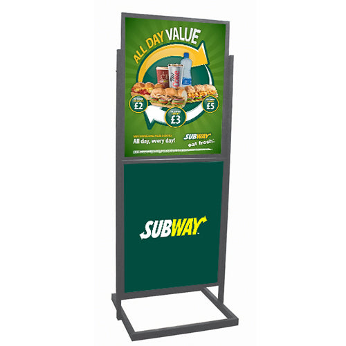 2 Tier Info Board Sign Stands for 22