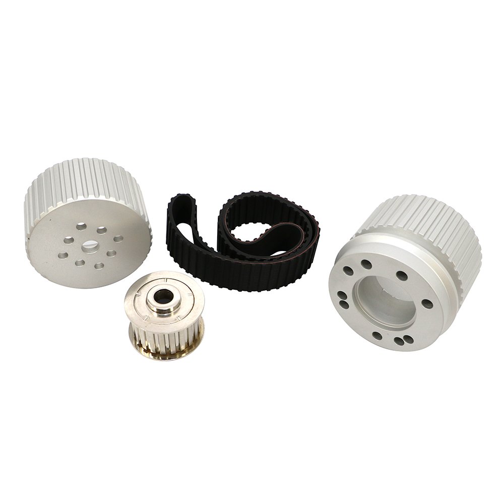 Big Block Chevy Billet Aluminum Gilmer Belt Drive Pulley Kit - Compatible with BBC 427 454 Engines - High Performance Upgrade for Racing & Hot Rod Builds