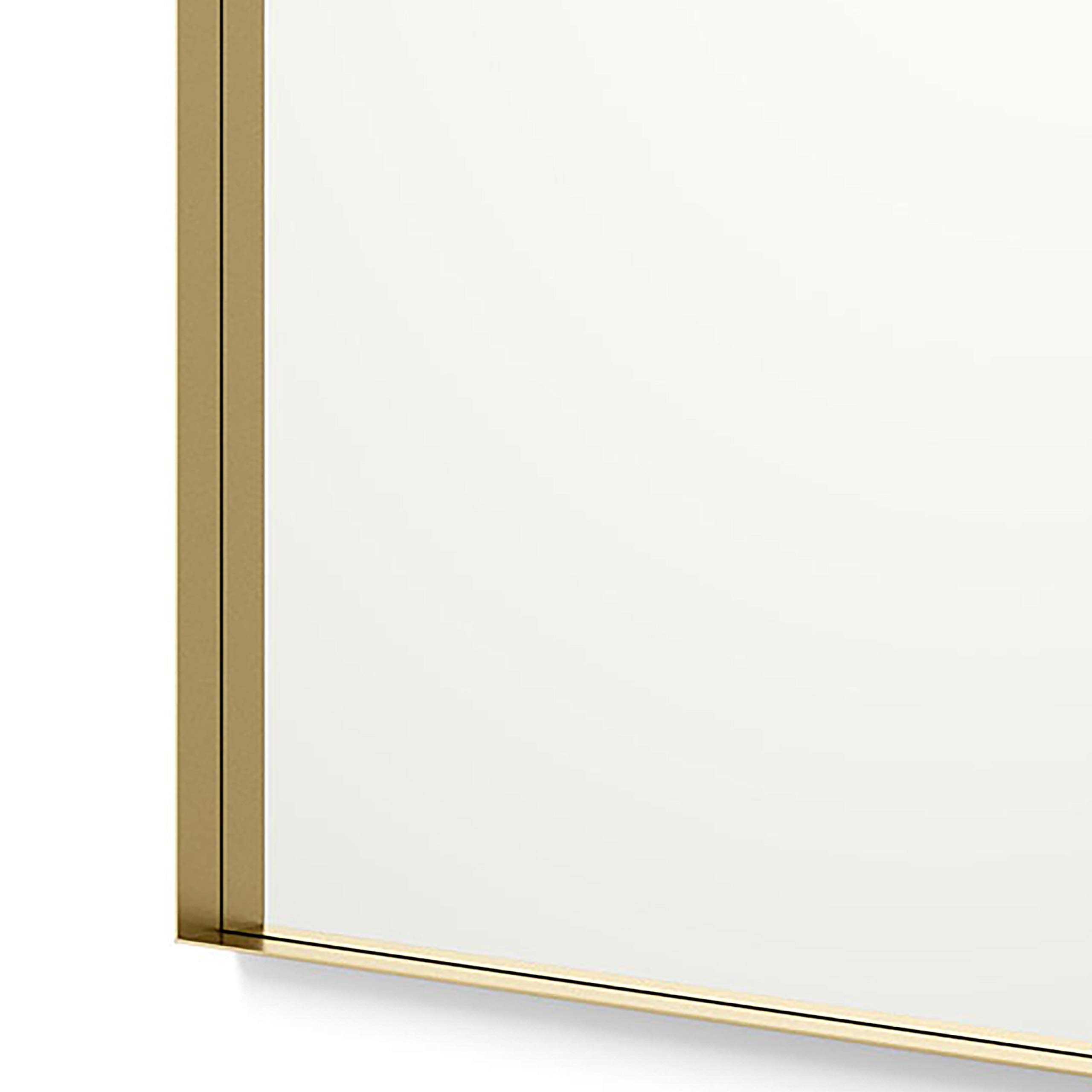 Better Bevel Wall Mirror - Gold Metal Frame 30