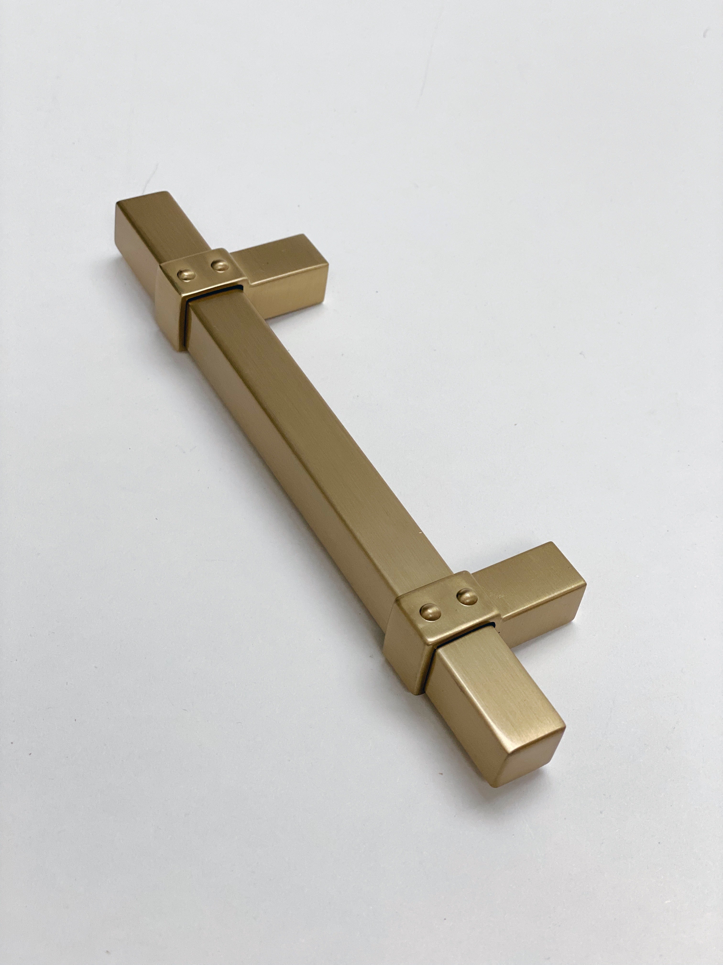 Champagne Bronze Rio T Bar Cabinet Knobs and Drawer Pulls - Elegant Hardware for Kitchen Cabinets, Bathroom Vanities & Furniture Upgrades