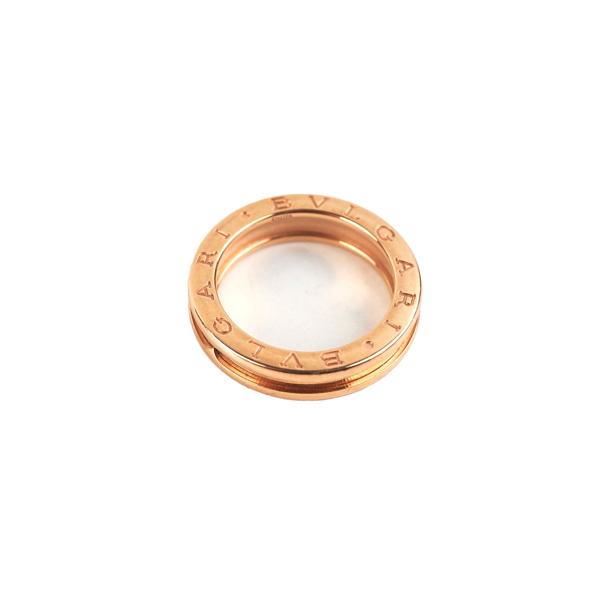 Bvlgari Pink Gold Ring Size 55 - Luxury 18K Rose Gold Women's Jewelry for Weddings, Anniversaries & Special Occasions