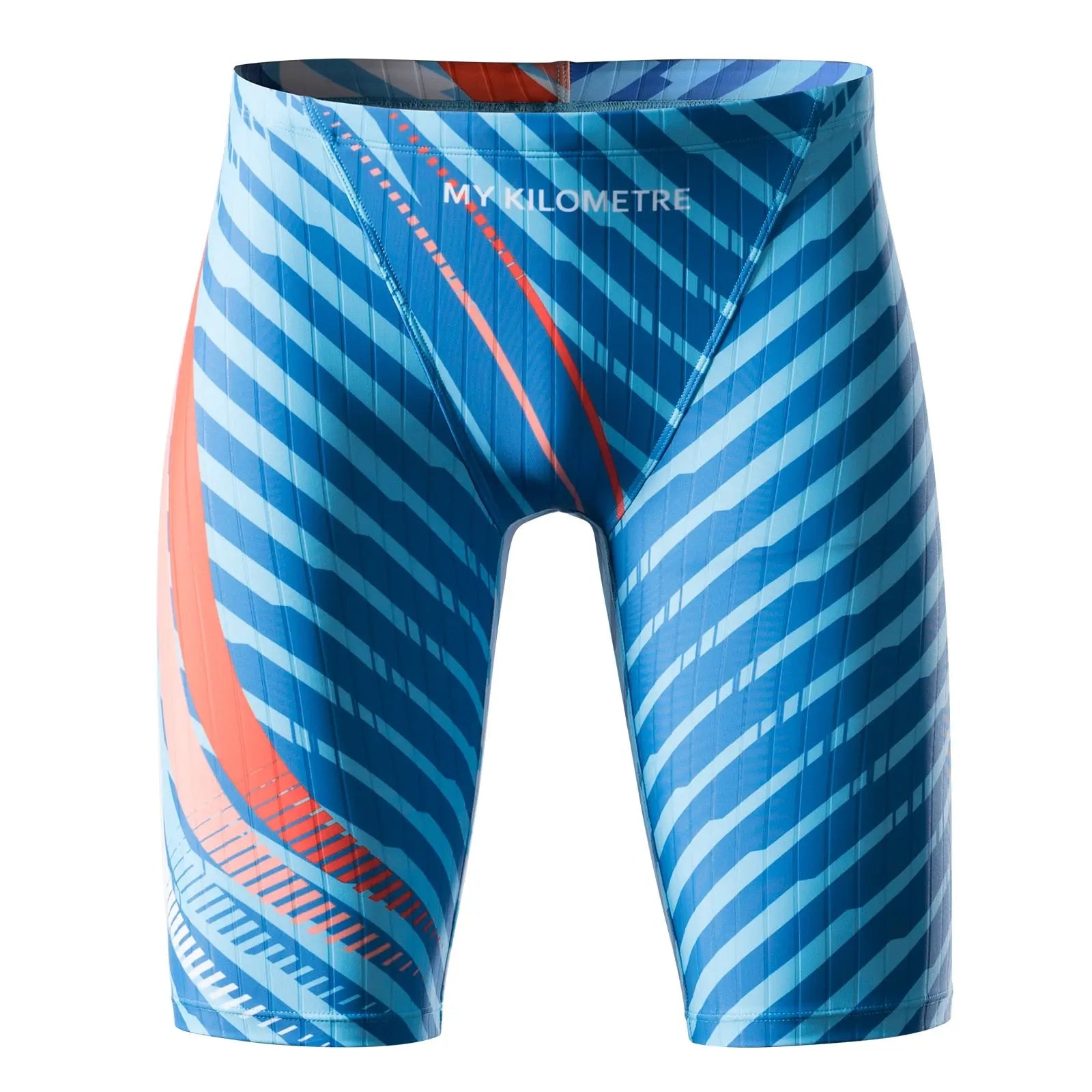 Men's Swim Jammers Endurance - Solid Stripes Swimwear for Competitive Swimming & Training | High-Performance Swim Shorts for Lap Swimming, Triathlon & Water Sports