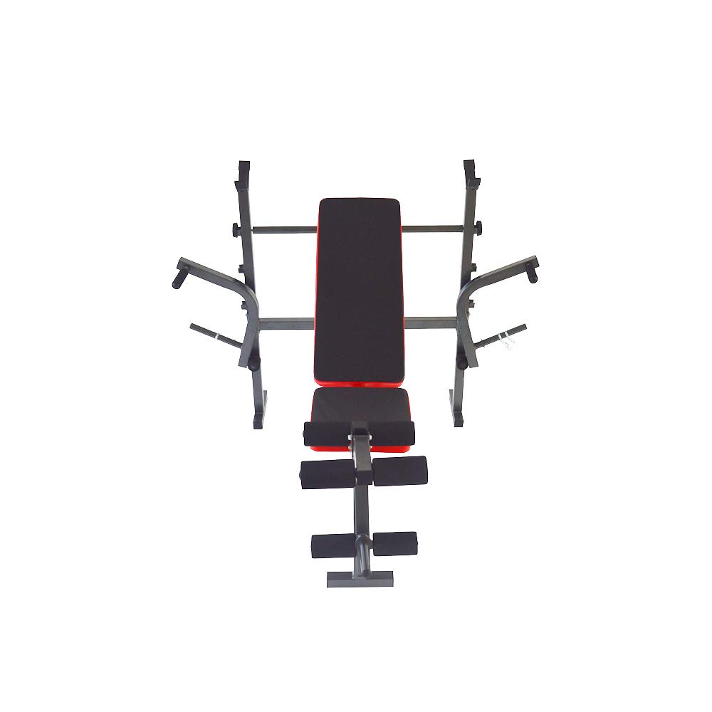 INTBUYING Adjustable Weight Bench for Home Gym - Foldable Workout Bench for Strength Training, Weight Lifting & Exercise - Perfect for Home Workouts, Bodybuilding & Fitness Training