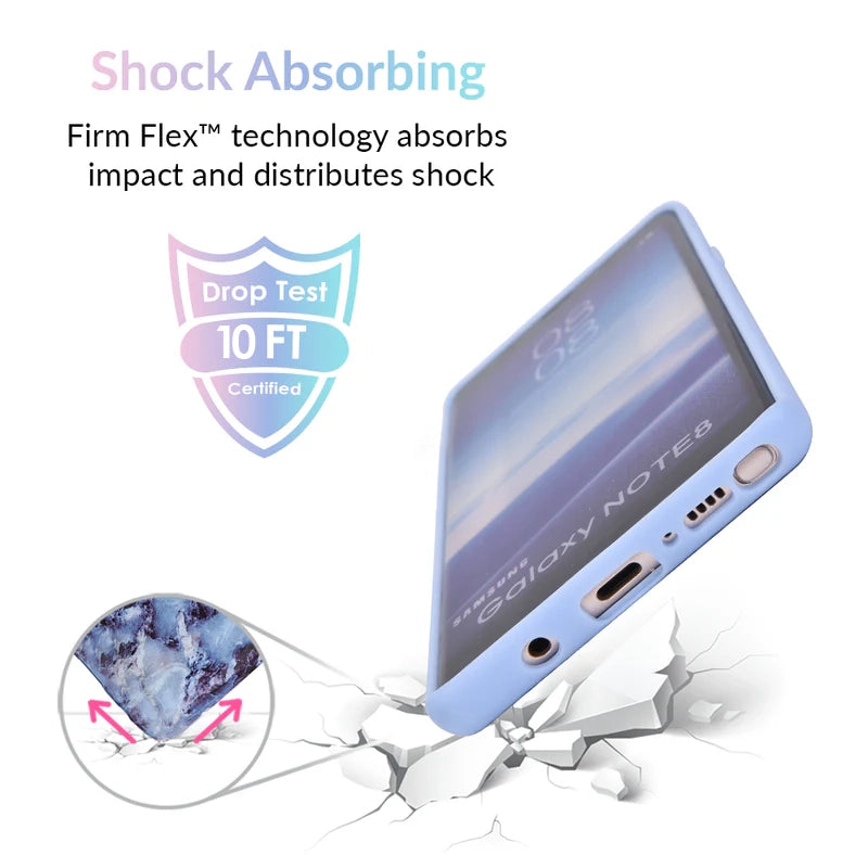 Samsung Galaxy Phone Case with Blue Marble Design - Durable Protective Cover for Everyday Use & Travel