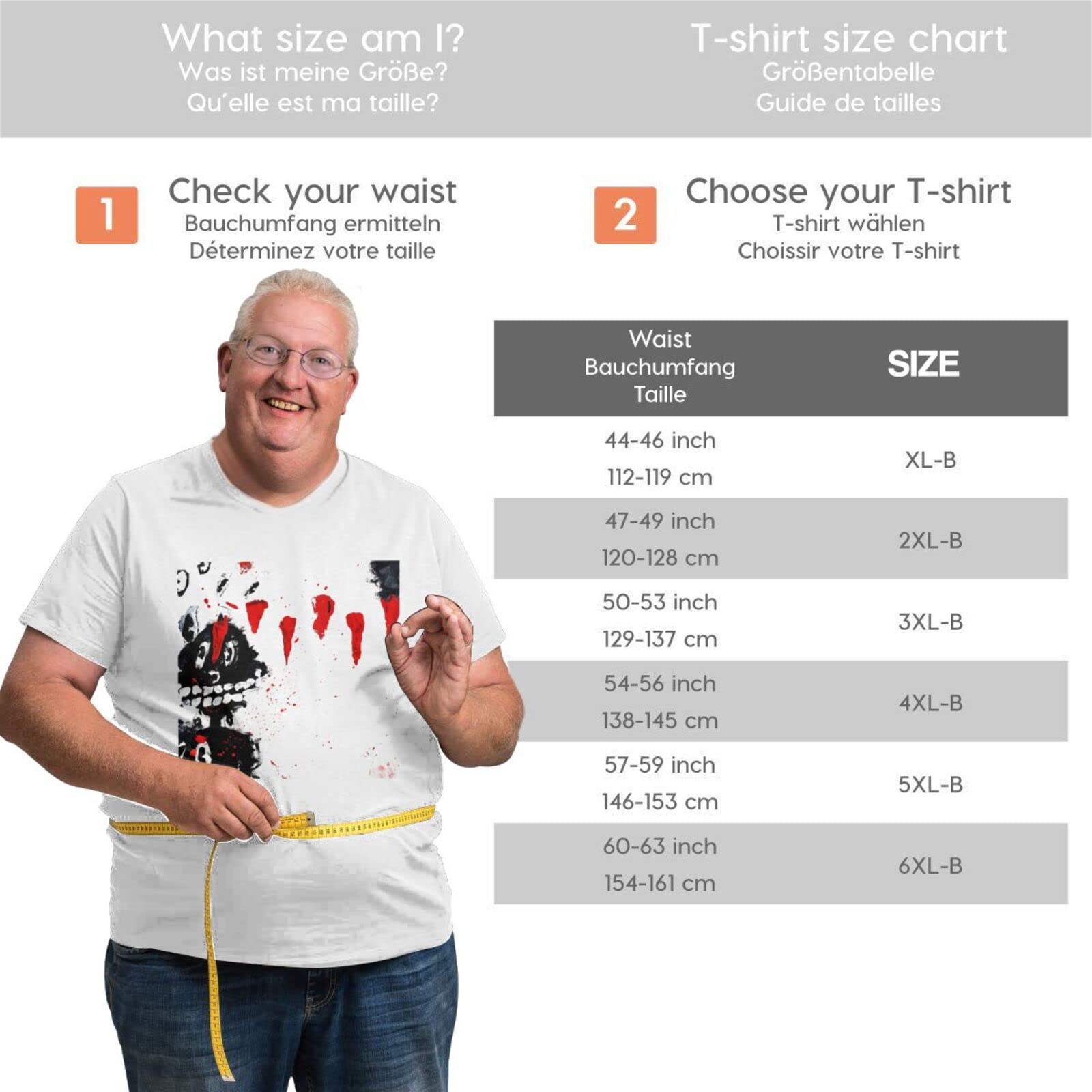 Lil Darkie This Does Not Exist Oversized Cotton T-Shirt for Men - Big & Tall Short Sleeve Tee - White Graphic Streetwear Top for Concerts & Casual Wear