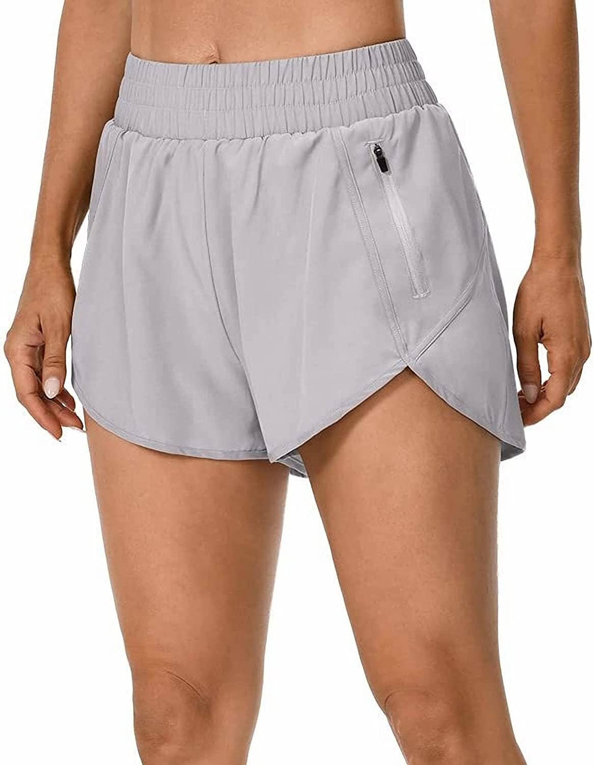 Women's Athletic Shorts - High Waist Workout Running Yoga Shorts for Women - Comfortable & Breathable Gym Activewear for Fitness, Jogging & Lounge