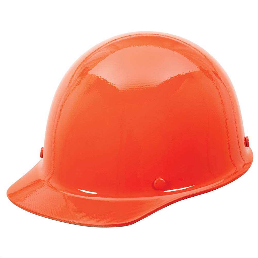 MSA Skullgard Safety Hard Hat - Phenolic Resin Construction, 350°F Heat Resistance, Non-Slotted Cap with Staz-On Pinlock Suspension | Ideal for Construction, Industrial Work & High-Temperature Environments
