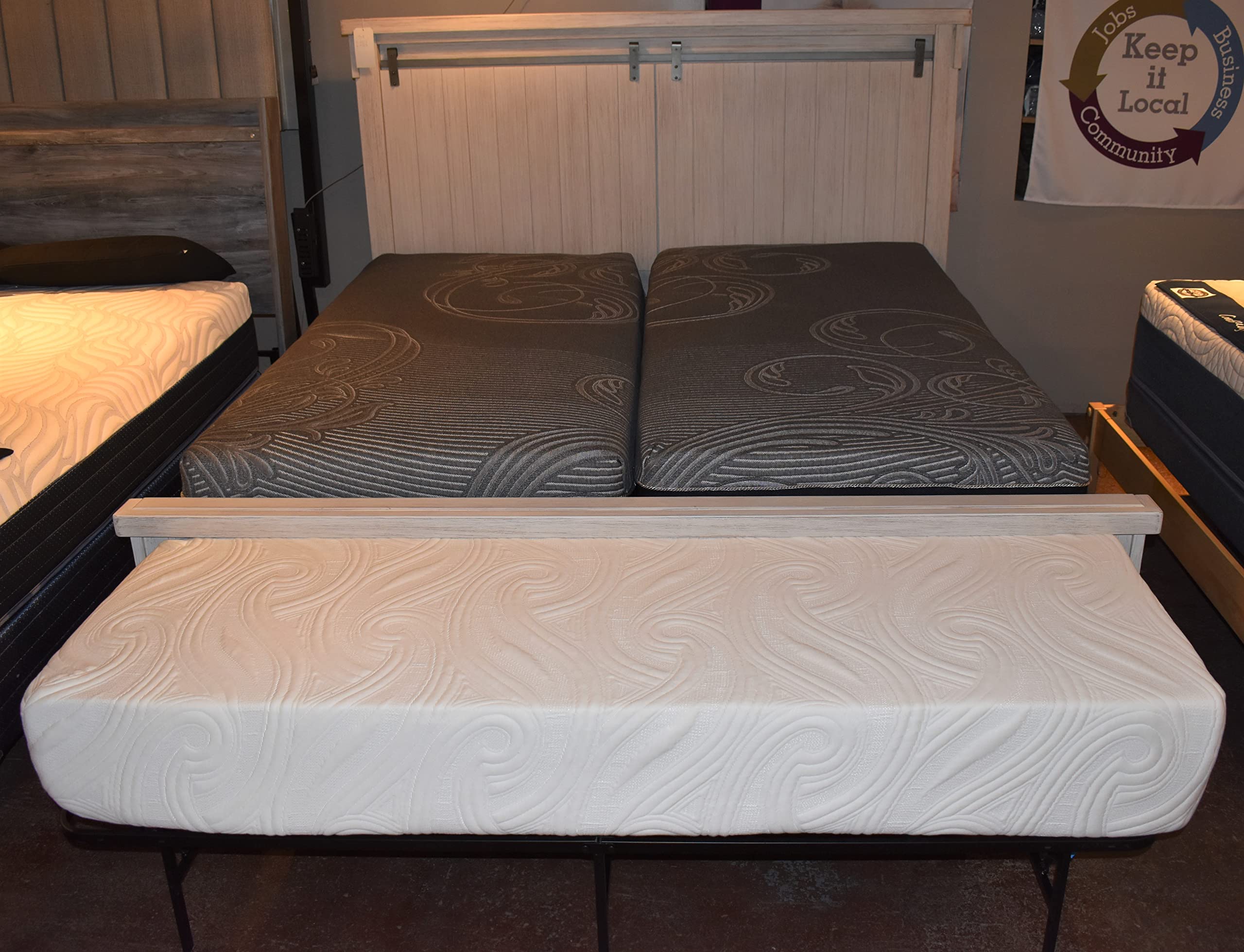 Elevated Foam Dog Bed Mattress Extender for Queen Beds - 6