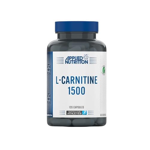 Applied Nutrition L Carnitine 1500mg - 120 Capsules | Premium Fat Burner & Energy Booster Supplement for Weight Loss, Workout & Fitness | Supports Metabolism & Athletic Performance