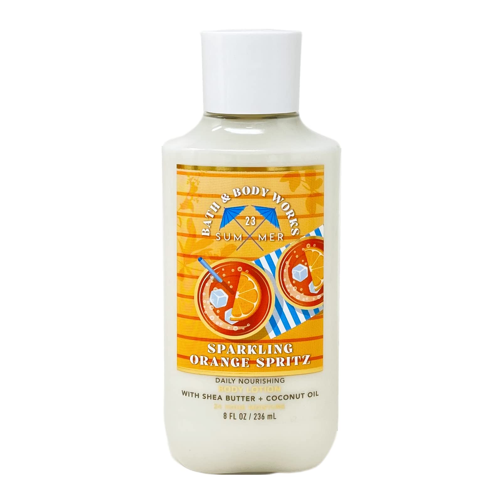 Bath & Body Works Sparkling Orange Spritz Gift Set - Shower Gel & Body Lotion Duo | Fresh Citrus Scent for Daily Skincare Routine & Relaxing Bath Time