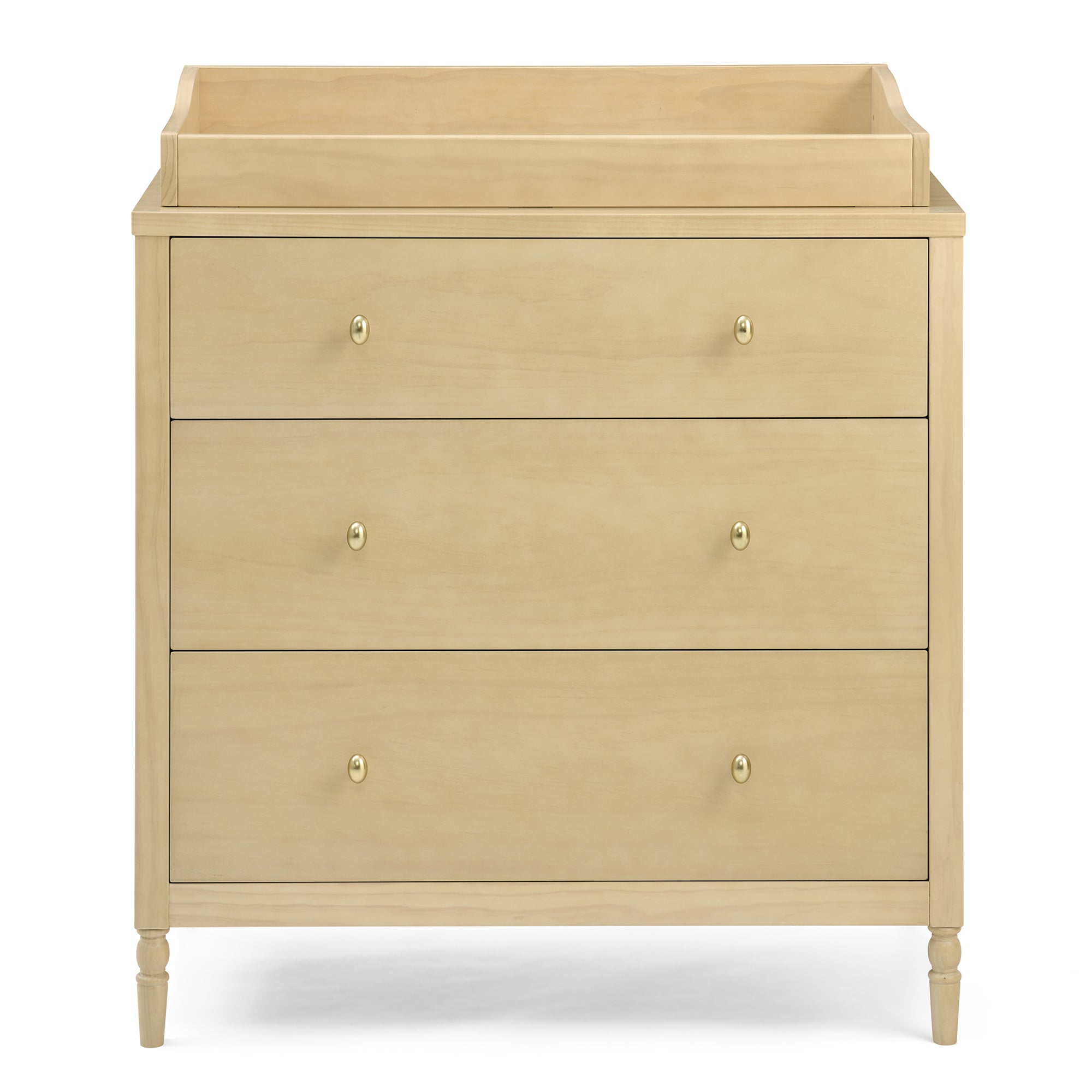 Serena 3-Drawer Baby Dresser with Changing Table Top & Safety Interlocking Drawers - Perfect Nursery Furniture for Diaper Changes & Infant Clothing Storage