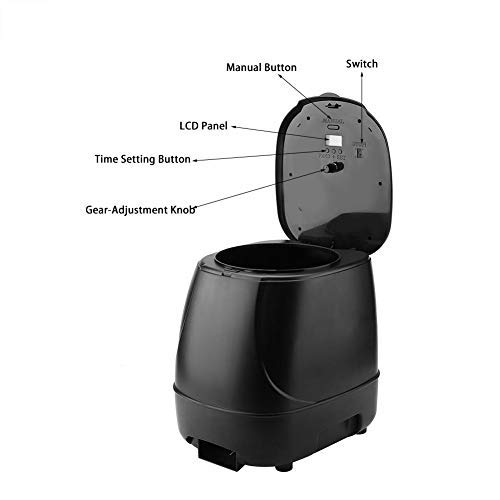 Automatic Fish Feeder for Outdoor Ponds & Aquariums - Large Capacity Smart Timer Fish Food Dispenser (Battery Not Included) | Perfect for Vacation Care & Daily Feeding