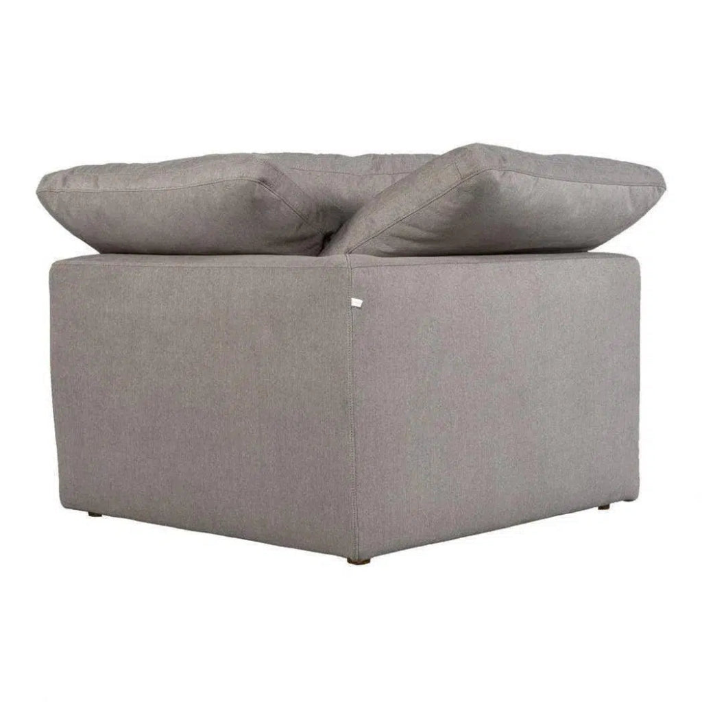 5-Piece Stain-Resistant Terra Grey Dream Modular Sectional Sofa Set - Perfect for Living Room, Family Room & Home Theater Seating