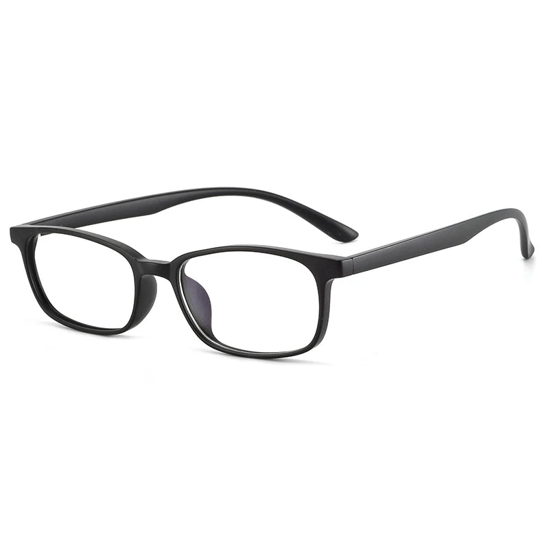 Bclear Unisex Full Rim Square Small TR90 Titanium Eyeglasses 1056 - Lightweight & Durable Glasses for Men & Women - Perfect for Reading, Working & Daily Wear