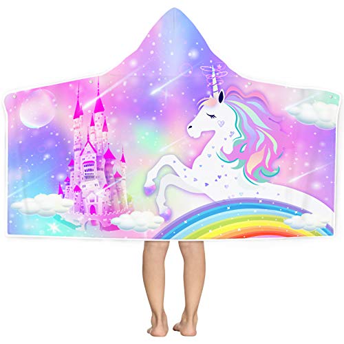 Unicorn With Pink Castle
