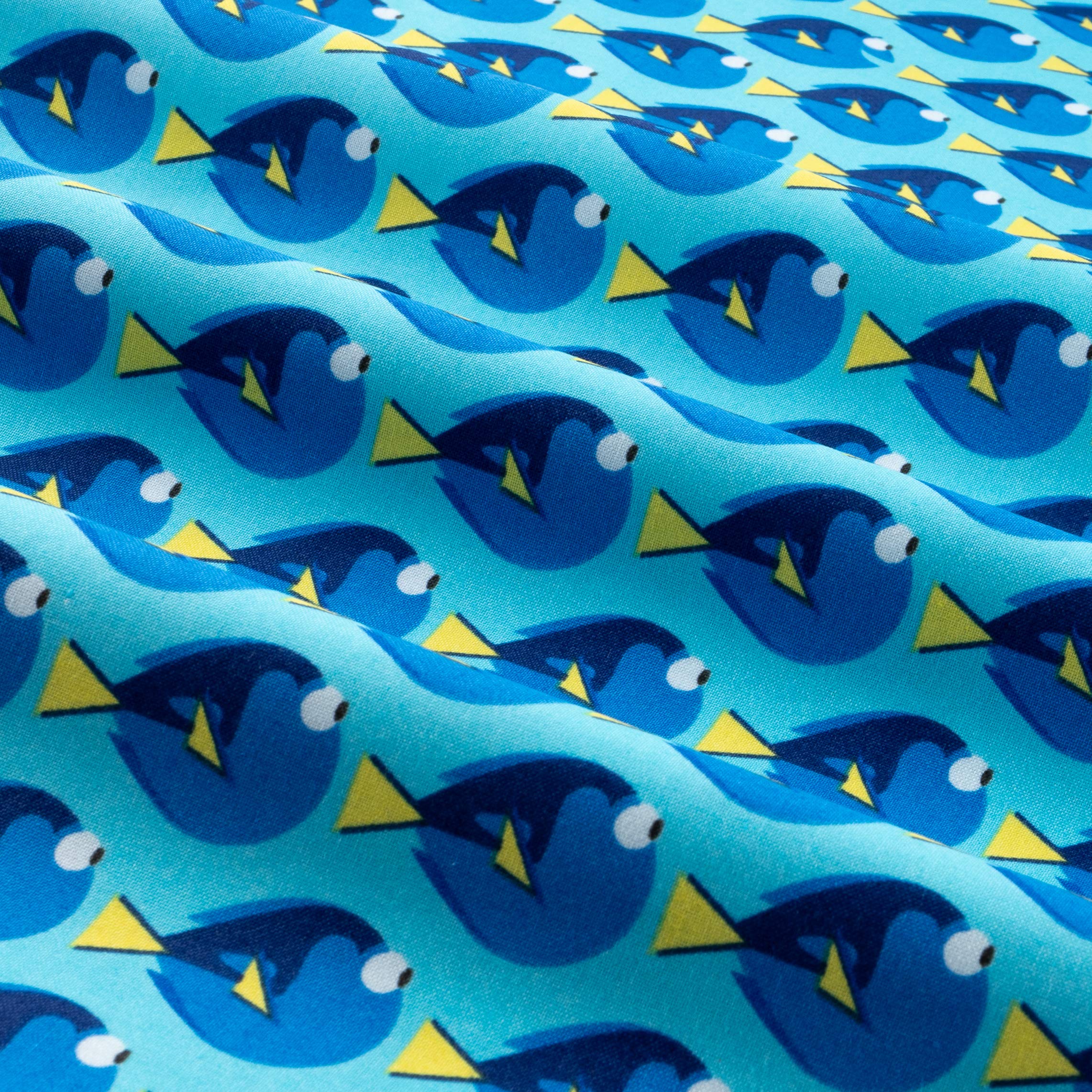 Disney Finding Dory Dory Dot Topaz Quilt Fabric by The Yard - Premium Cotton Fabric for Quilting, Sewing & DIY Crafts - Perfect for Baby Blankets, Home Decor & Quilt Projects