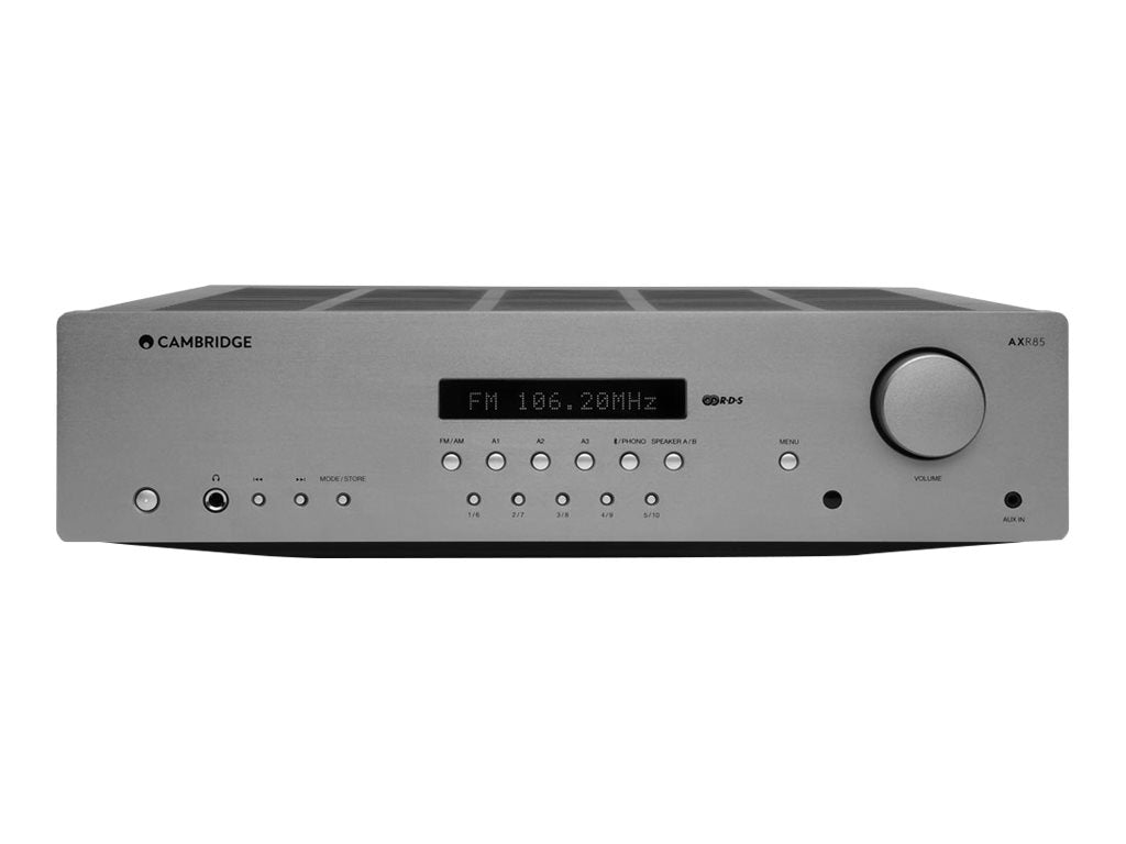 Cambridge Audio AXR85 Stereo Receiver - High-Fidelity Audio Amplifier for Home Theater & Music Listening | Perfect for Vinyl, CD, Streaming & Turntables