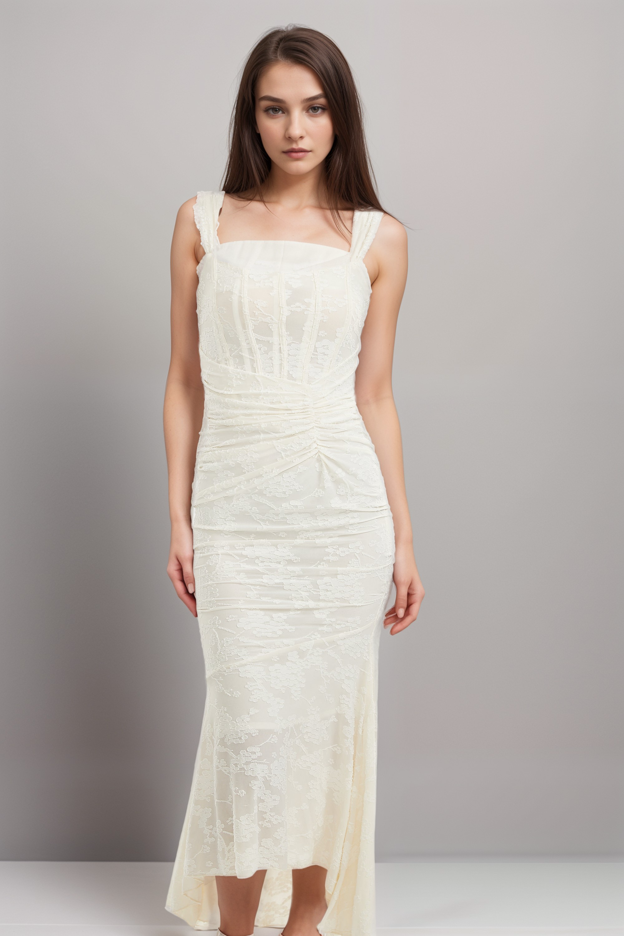 Charlotte Floral Maxi Dress - Elegant Long Summer Dress for Women, Perfect for Beach, Vacation & Outdoor Events