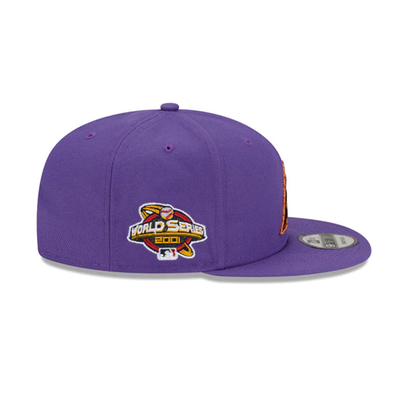 Arizona Diamondbacks Purple Snapback Hat for Men - Adjustable Baseball Cap with Team Logo - Perfect for Games, Fan Gear, and Casual Wear