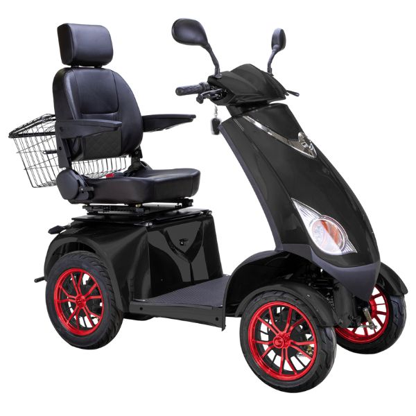 Premium Platinum Bariatric 4-Wheel Mobility Scooter for Heavy Adults - Heavy Duty Electric Wheelchair for Indoor & Outdoor Use - Ideal for Shopping, Travel, and Daily Mobility Assistance