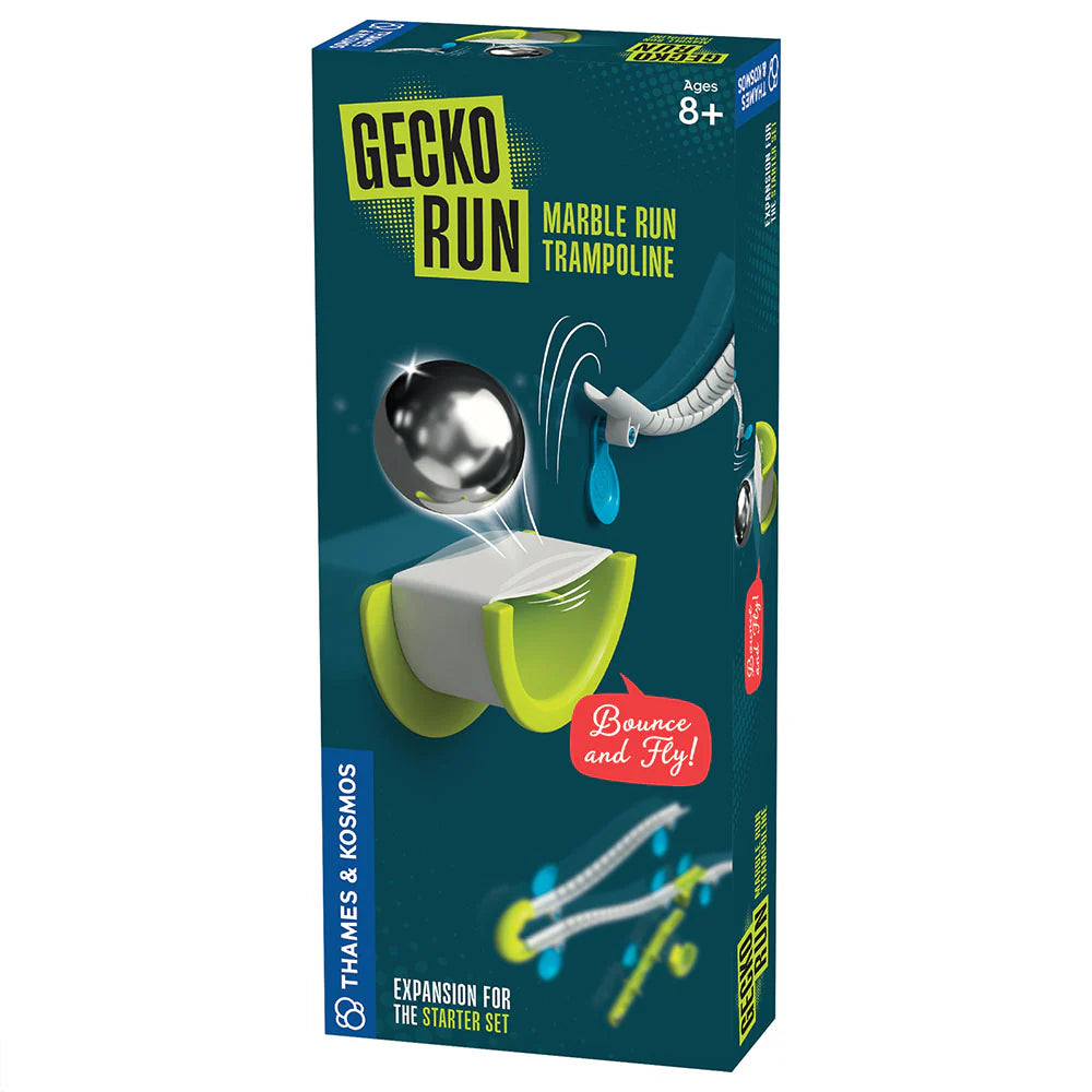 Gecko Run Marble Run Trampoline - Fun Educational STEM Toy for Kids | Indoor & Outdoor Play | Perfect for Birthday Gifts & Family Game Night