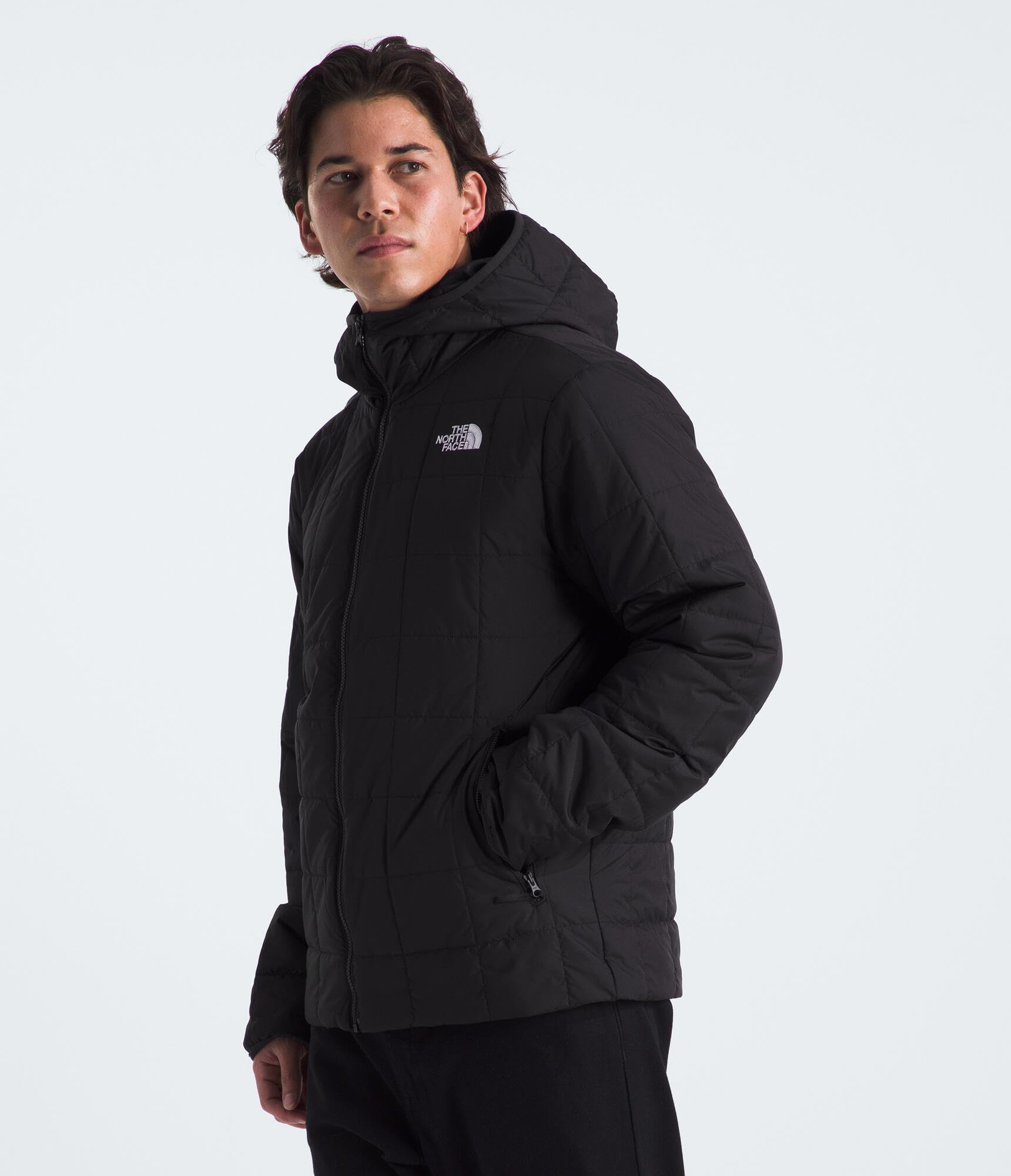 The North Face Men's Junction Insulated Hoodie - Waterproof Winter Jacket with Fleece Lining for Hiking, Camping & Outdoor Activities