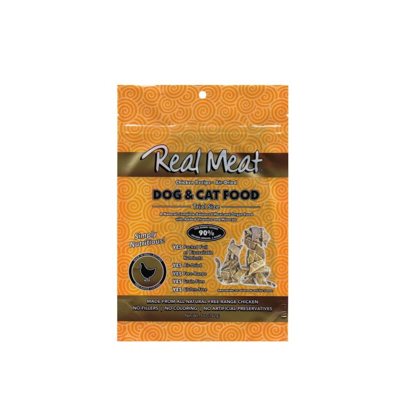 Premium Air-Dried Real Chicken Cat & Dog Food - Grain-Free, High-Protein Pet Treats (2 Sizes) - Perfect for Training Rewards & Travel Snacks