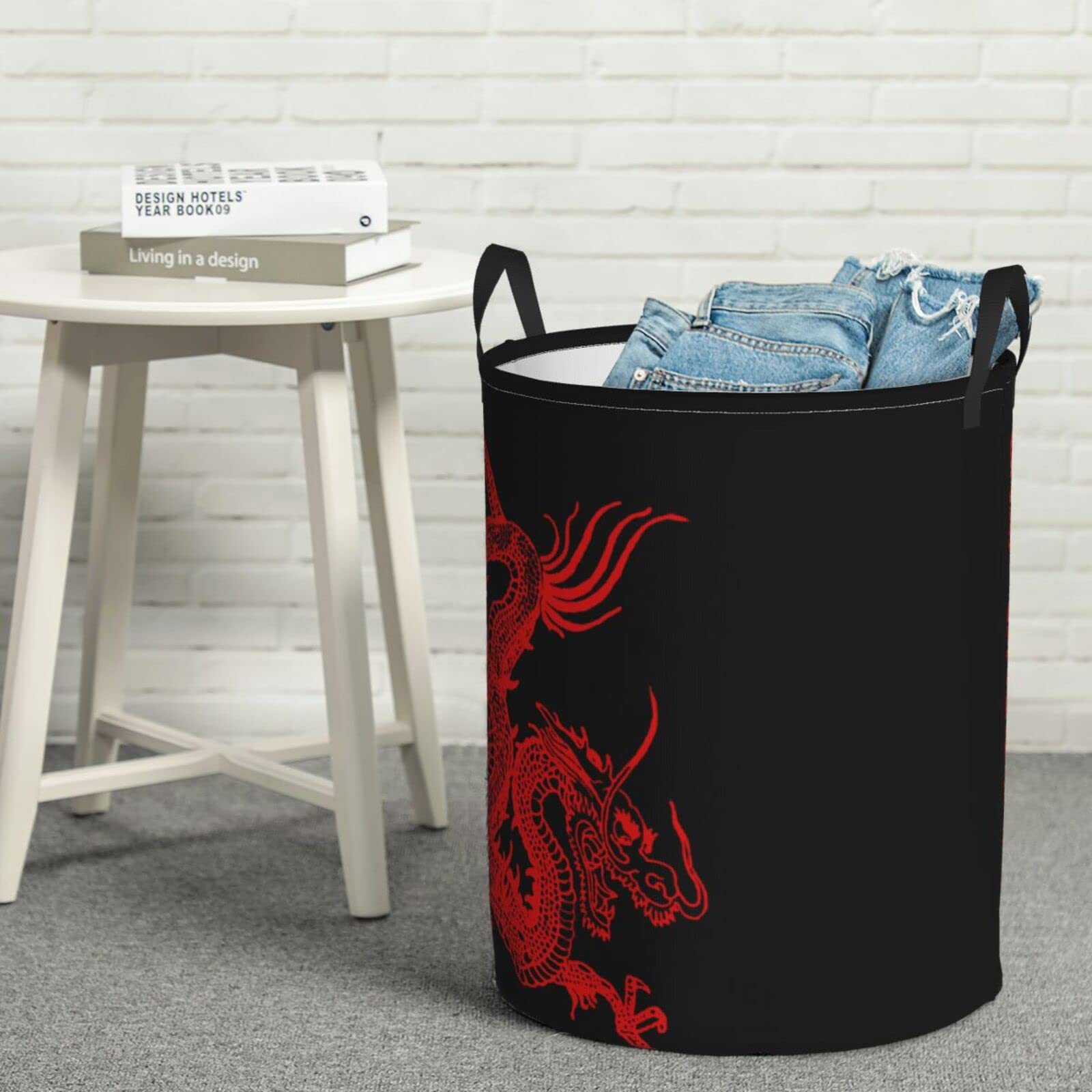 Dragon Laundry Hamper - Extra Large Clothes Basket with Lid, Toy Organizer & Storage Bin for Dirty Laundry | Perfect for Kids Room, Nursery, Dorm, and Laundry Room Organization