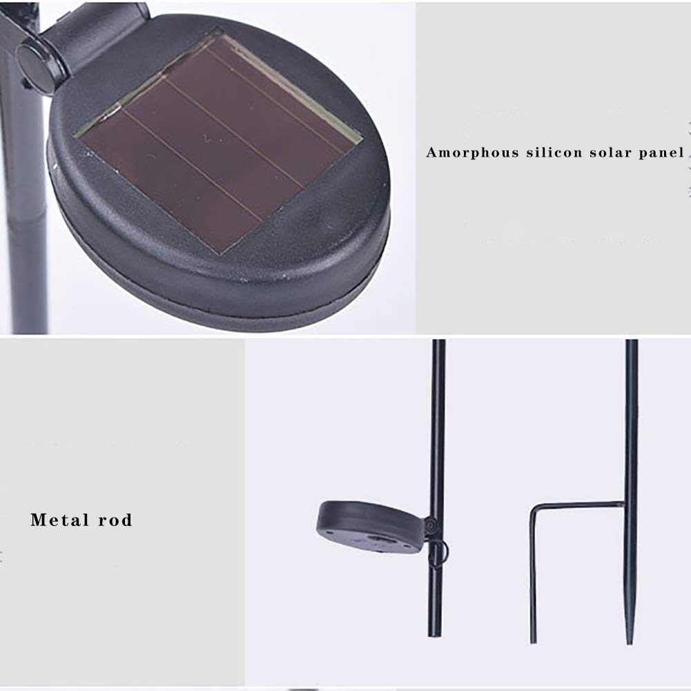 Solar Powered Garden Lights - Outdoor Waterproof LED Path Lights with Glass Bird Design for Lawn, Yard, and Walkway Decoration | Perfect for Patio, Backyard, and Landscape Lighting
