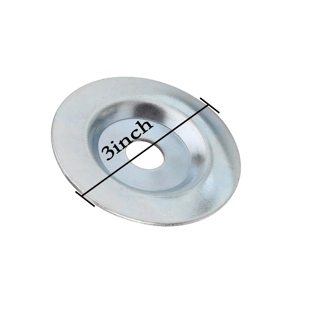 2PCS OD3-1/10'' x ID5/8'' Bench Grinder Arbor Washer Flange Set for Grinding & Wire Wheel Accessories - Perfect for Metalworking, Woodworking & DIY Projects