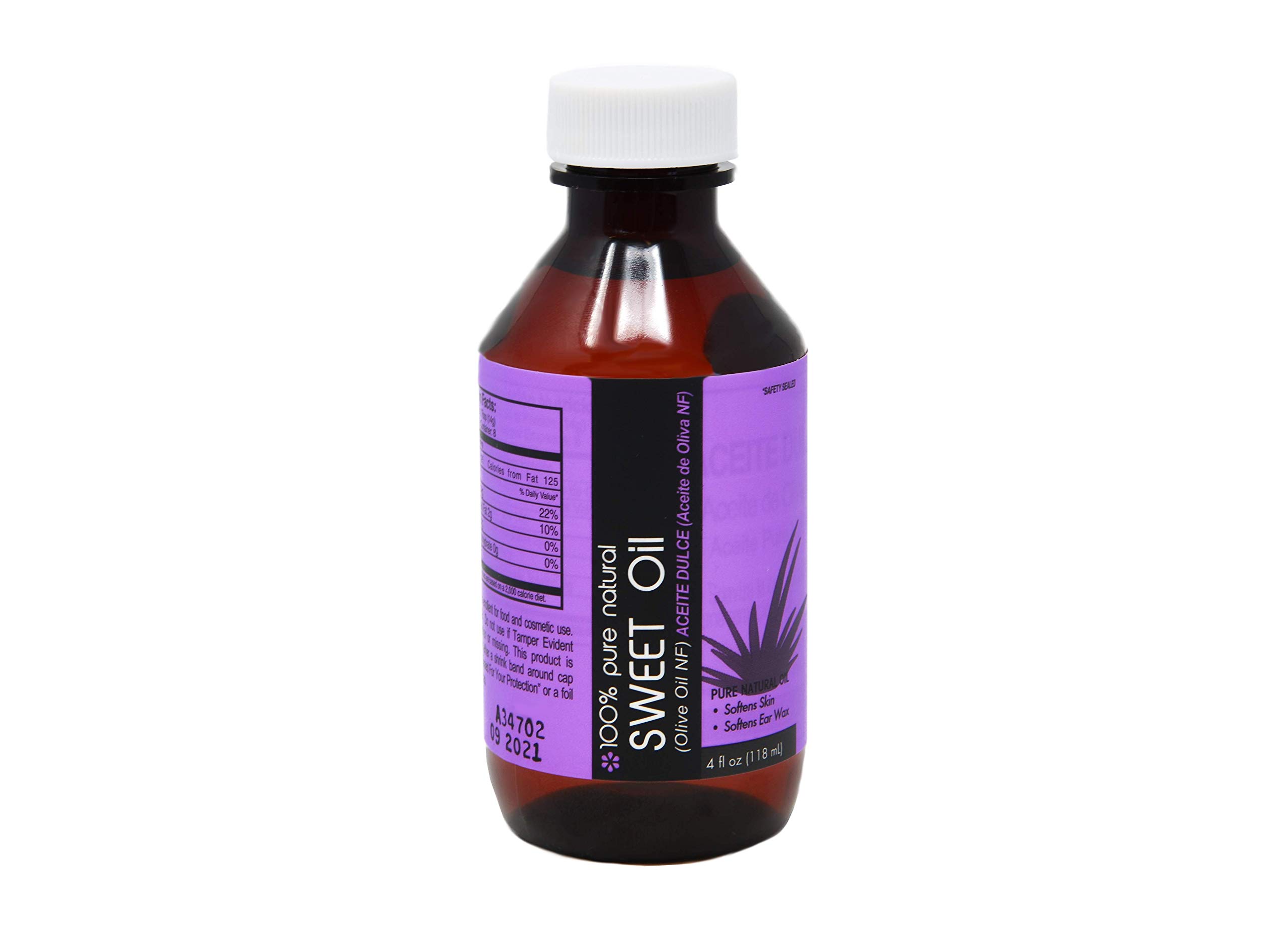 Pure Sweet Oil 4oz - 100% Natural & Organic - Perfect for Aromatherapy, Massage & Skin Care