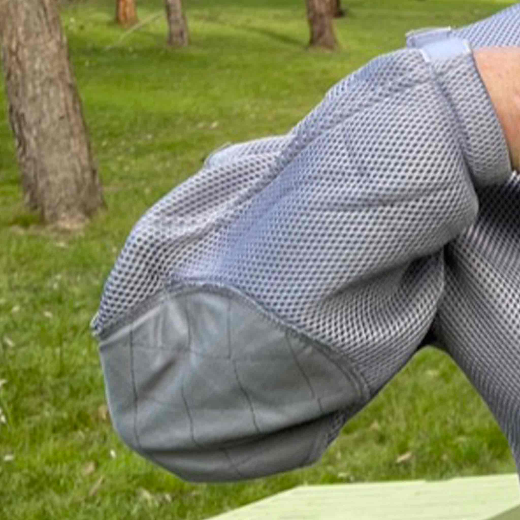 RhinoGuardPro Cool Grey Beekeeping Jacket - Breathable Ventilated Beekeeping Suit for Beekeepers | Protective Gear for Honey Harvesting & Hive Inspections