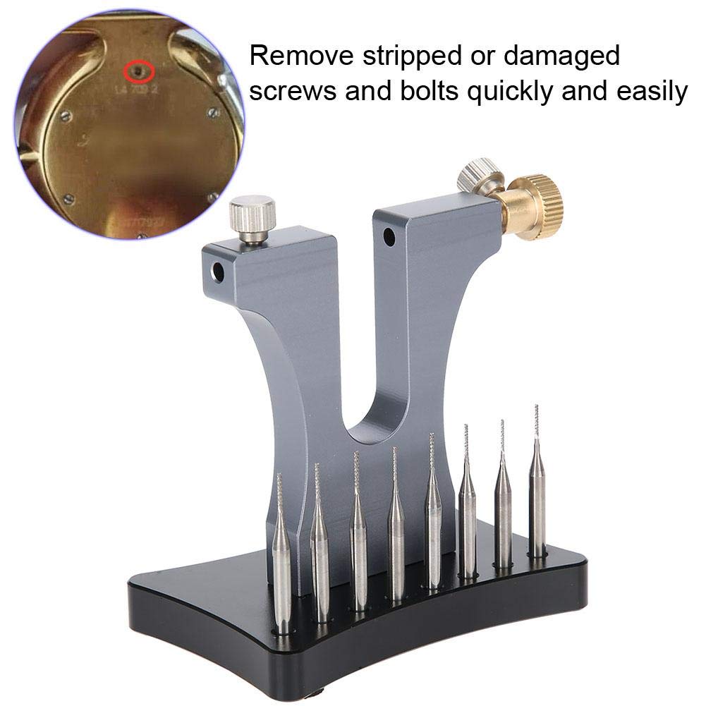 Watch Screw Extractor Set - 5 PCS Damaged Screw Remover Tool with 8 Pins for Watch Repair | Easily Remove Broken & Stripped Screws from Watches | Perfect for Watchmakers, Jewelers & DIY Watch Repair Enthusiasts