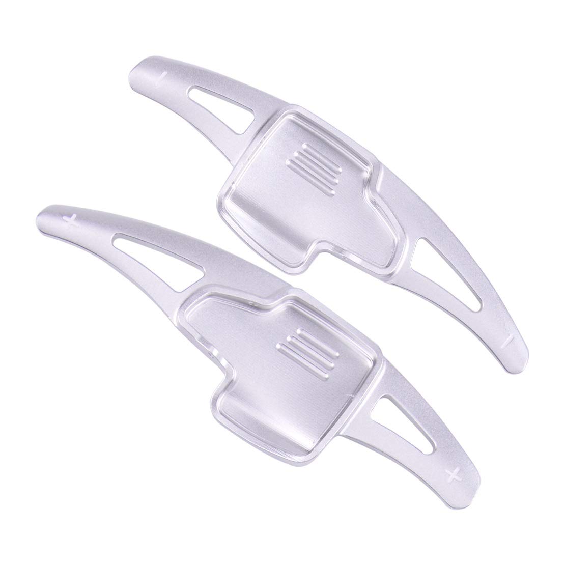 2PCS Silver Steering Wheel Paddle Shifters for Ford EcoSport 2018-2019, Focus 2015-2019, Kuga 2016-2019 - Upgrade Your Driving Experience with Easy Gear Shifting for Sporty Performance