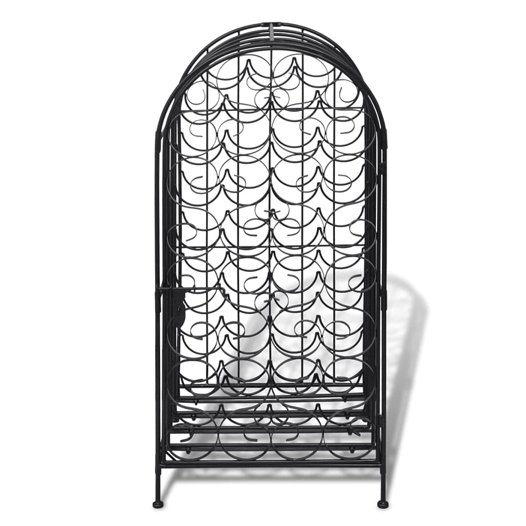CHARMMA 35-Bottle Metal Wine Rack - Sturdy & Space-Saving Wine Storage for Kitchen, Dining Room or Wine Cellar
