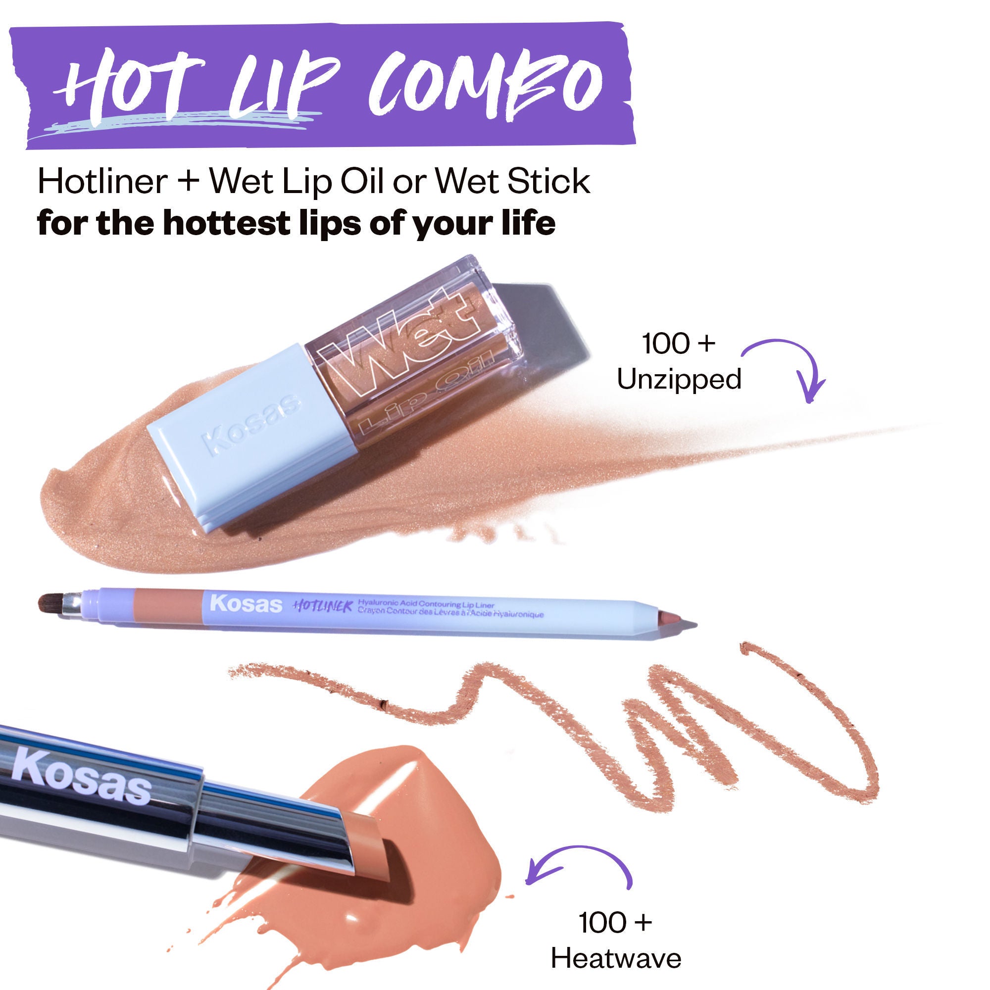 Hotliner Hyaluronic Acid Contouring Lip Liner - Long Lasting Waterproof Lip Pencil for Plump Lips | Perfect for Everyday Wear, Date Night & Special Occasions