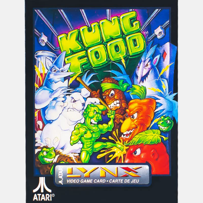 Kung Food Game for Atari Lynx - Classic Retro Gaming Experience for Collectors & Enthusiasts
