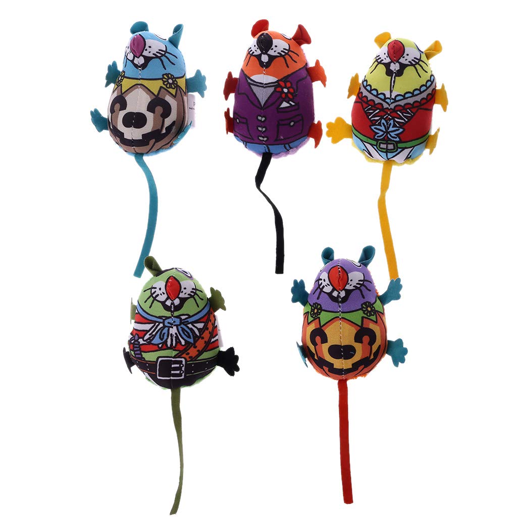Interactive Fat Cat Kitten Teaser Toy with Colorful Mouse & Catnip - Fun Exercise Toy for Indoor Cats - Perfect for Playtime, Training & Bonding with Your Pet