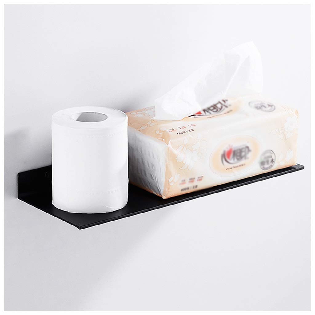 Multifunctional Wall-Mounted Shelf - Perforation-Free Shower Storage Rack, Holds 20Kg/44Lbs, Perfect for Kitchen, Living Room & Bathroom Organization (30cm, Stylish Design)